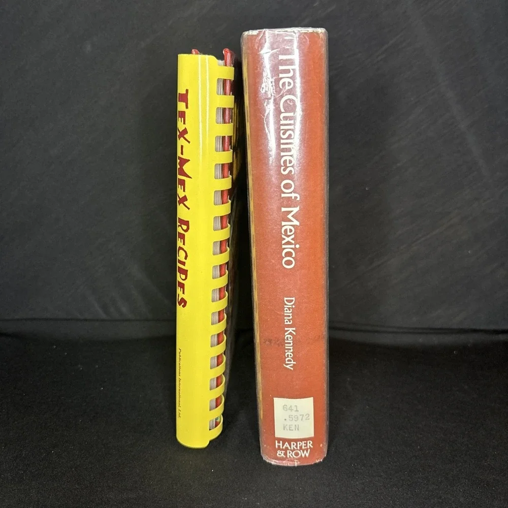 The Cuisines of Mexico by Diana Kennedy 1972 Hardcover Cookbook And Tex Mex Book